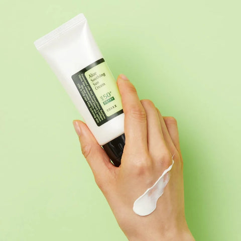 Zklidňující opalovací krém s aloe SPF50