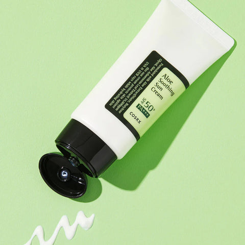 Zklidňující opalovací krém s aloe SPF50