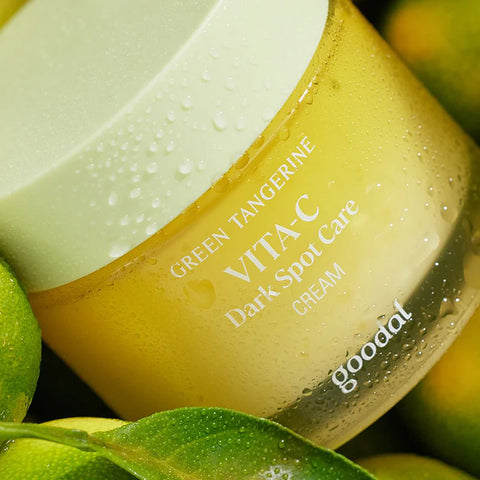 Crema per la cura delle macchie scure al mandarino verde Vita C