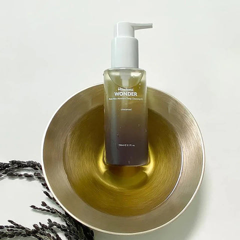 Olio detergente profondo all'idratazione di riso nero