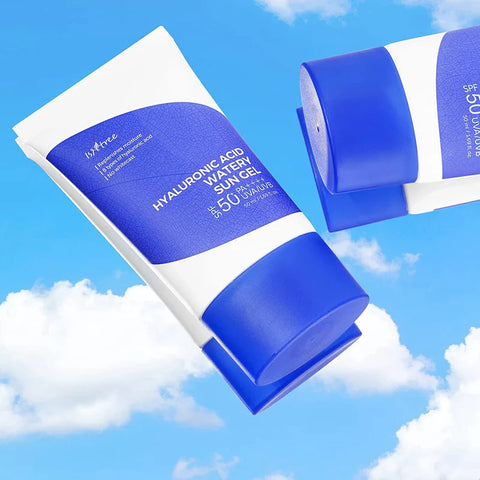 Gel solare acquoso all'acido ialuronico SPF50+ PA++++